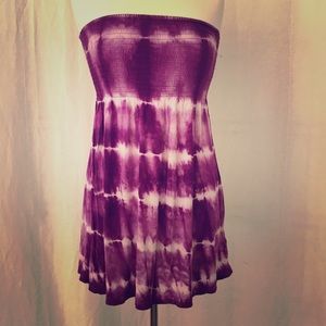 Forever 21 Tie Die Tube Top